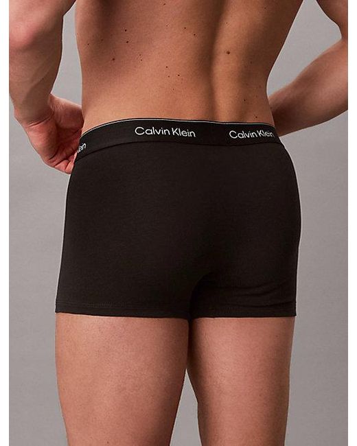 Calvin Klein Black 5 Pack Trunks for men