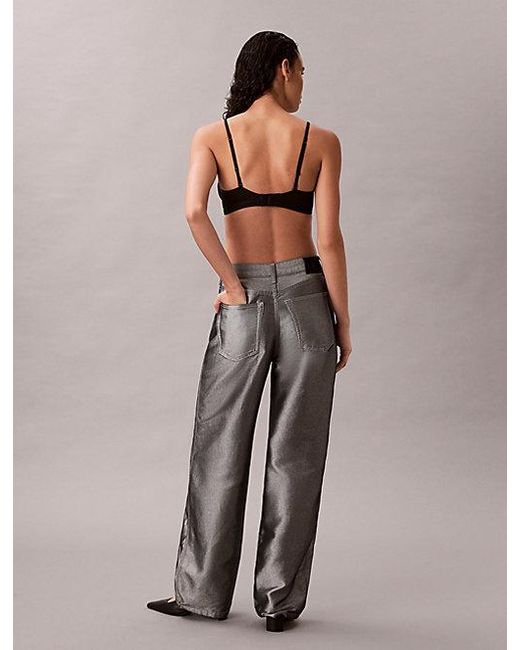Calvin Klein Gray Jeans Relaxed Barrel Jeans