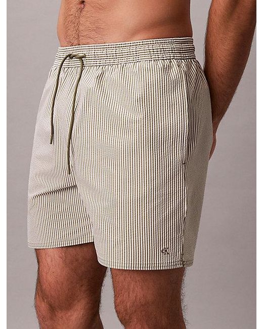 Calvin Klein Multicolor Medium Drawstring Swim Shorts for men