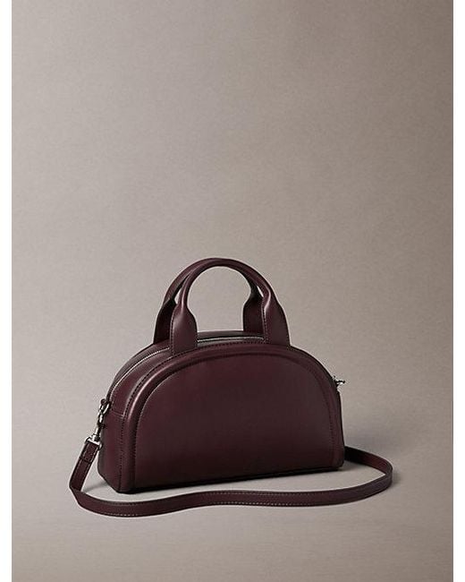 Calvin Klein Brown Signature Monogram Crossbody Bag