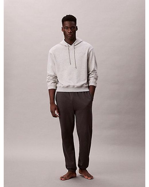 Calvin Klein Natural Cotton Terry Blend Lounge Hoodie for men
