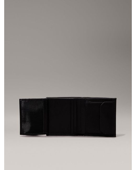 Portefeuille 3 volets en cuir anti-RFID Calvin Klein pour homme en coloris Black