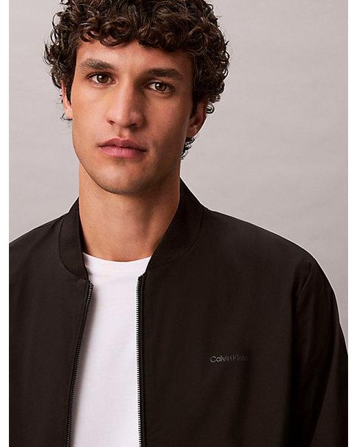 Calvin Klein Mat Bomberjack in het Gray voor heren