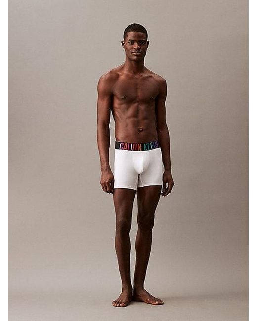 Calvin Klein Boxers Lang in het Bruin voor heren Lyst NL