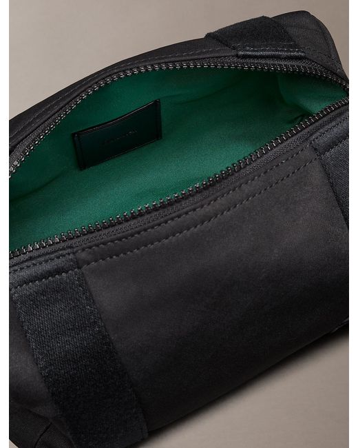 Calvin Klein Gray Canvas Camera Bag for men