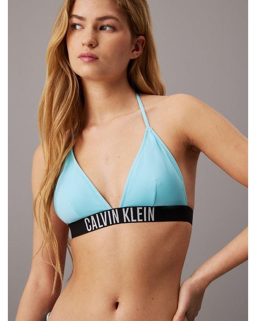 Haut de maillot de bain triangle - Intense Power Calvin Klein en coloris Multicolor