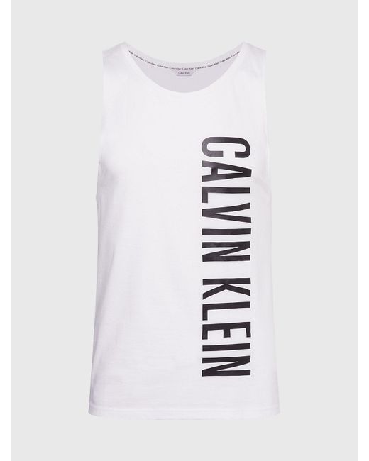 Débardeur de plage - Intense Power Calvin Klein pour homme en coloris White