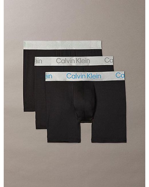 Calvin Klein 3-Pack Boxer Briefs in het Multicolor voor heren