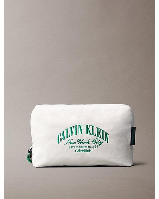 Calvin Klein Metallic Logo Graphic Pouch for men