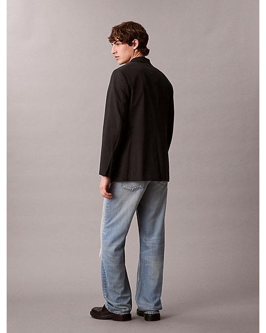 Calvin Klein Blue Jeans Tencel Blend 90S Straight Jeans for men