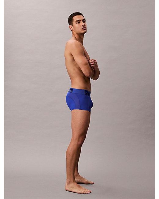 Calvin Klein Blue Sport Low Rise Trunks for men