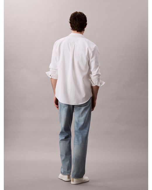 Calvin Klein Gray 90's Straight Jeans for men