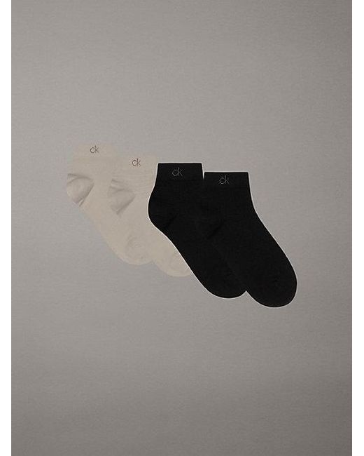 Calvin Klein 4Er-Pack Performance-Knöchelsocken in Gray für Herren