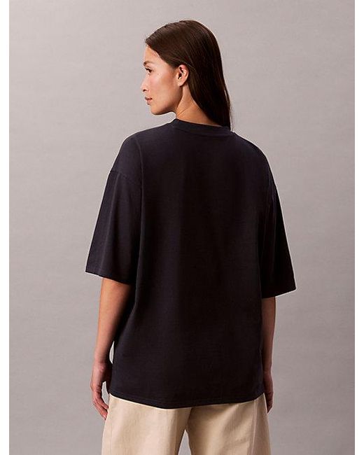 Calvin Klein Black Jeans Logo Graphic Relaxed T-Shirt
