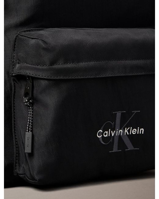 Sac À Dos En Nylon Avec Logo Monogramme Calvin Klein pour homme en coloris Black