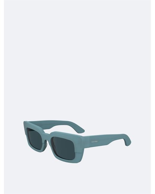 Calvin Klein Blue Naturals Modern Butterfly Sunglasses