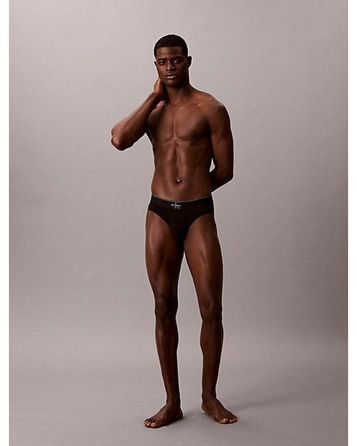Calvin Klein 3-Pack Slip in het Black voor heren