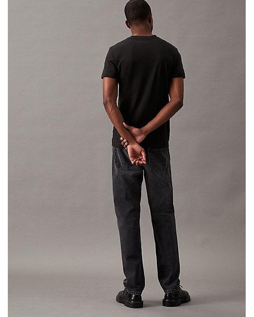 Calvin Klein Blue Jeans Slim Monogram T-Shirt for men