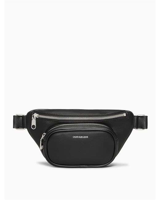 Calvin Klein Trapezoid Shadow Logo Waistbag in Black - Lyst