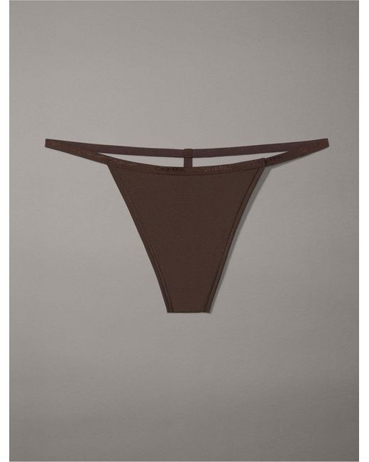 Buy Calvin Klein Natural Modern Cotton Thongs from Next Luxembourg