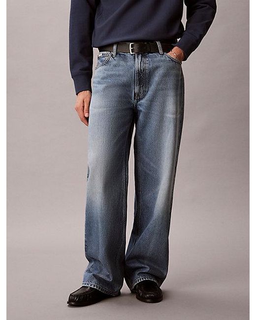 Calvin Klein Blue Jeans Baggy Jeans for men