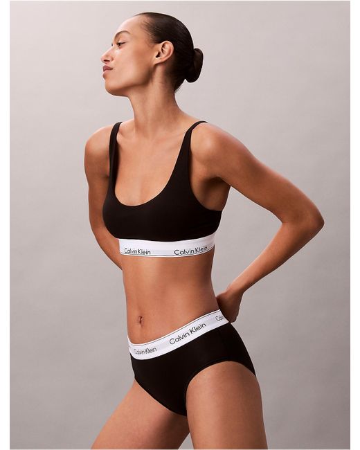 Calvin Klein Black Lightly Lined Bralette