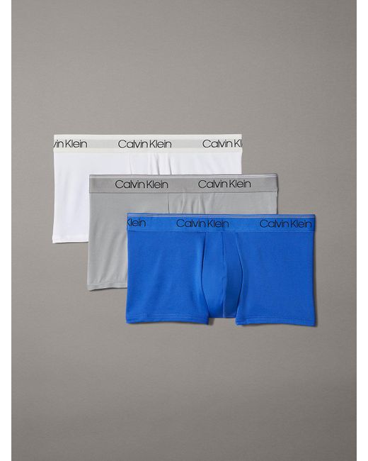 Calvin Klein Multicolor 3 Pack Low Rise Trunks - Micro Stretch for men