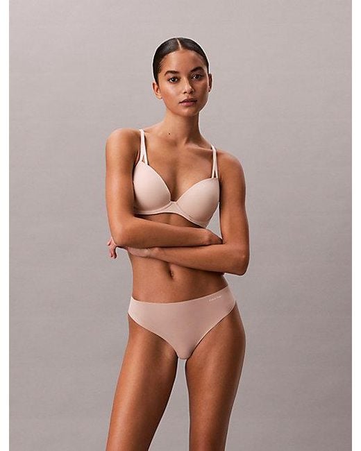 Calvin Klein Natural Light Caramel Invisibles Thong