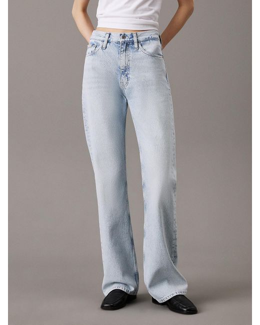 Calvin Klein Gray Authentic Bootcut Jeans
