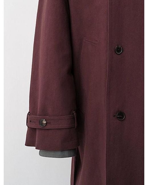 Calvin Klein Red Truman Trench Coat for men