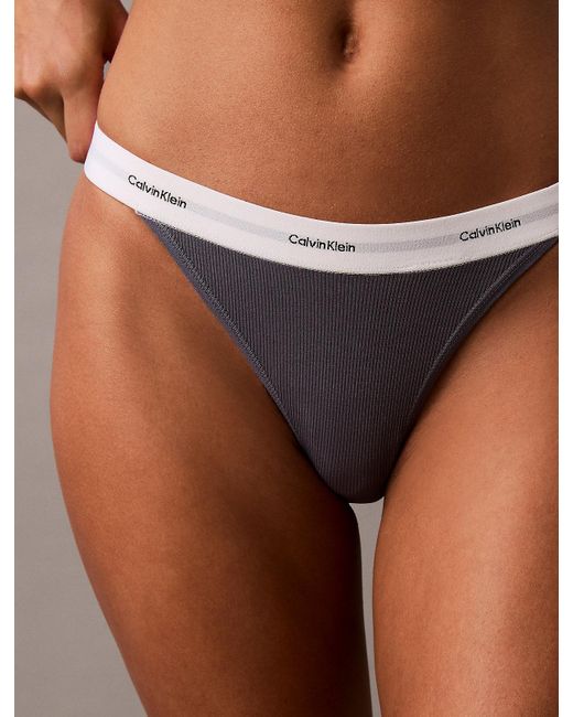 String Brésilien Calvin Klein en coloris Brown