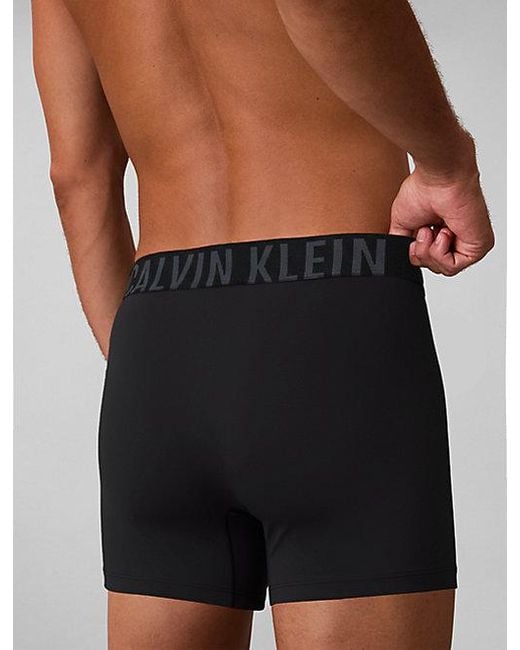 Calvin Klein Green 3 Pack Boxer Briefs Intense Power Cotton for men