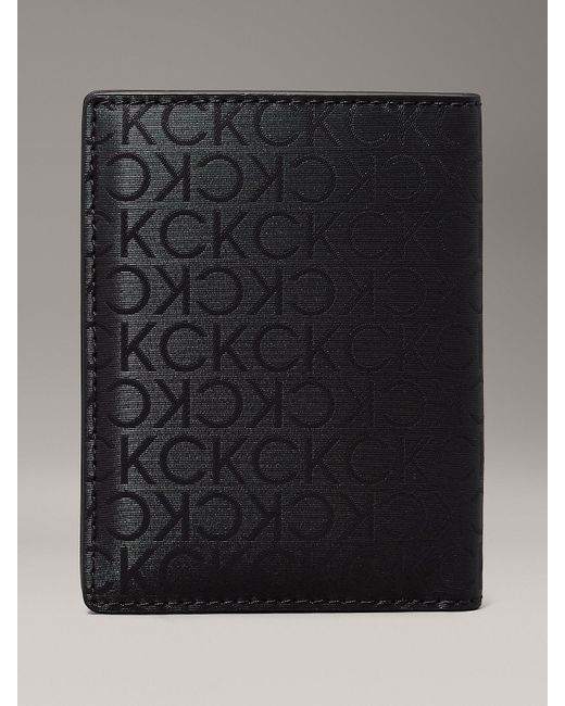 Portefeuille 2 Volets Anti-Rfid Avec Logo Calvin Klein pour homme en coloris Black