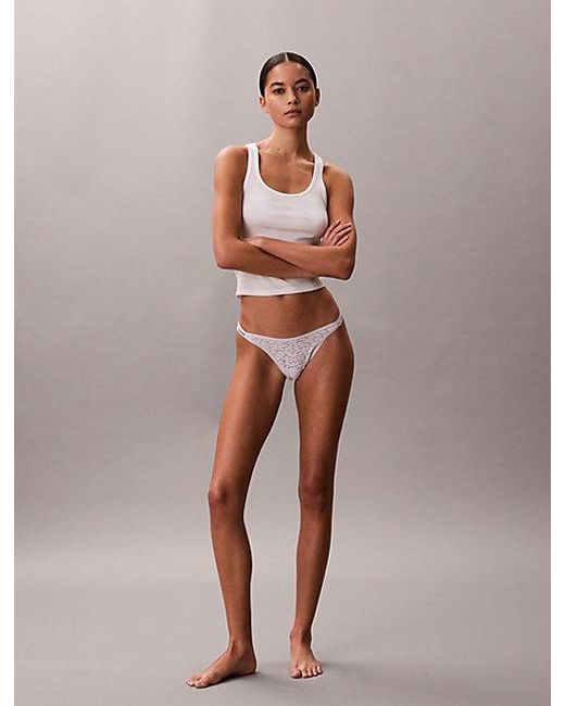 Calvin Klein Lage String in het Multicolor