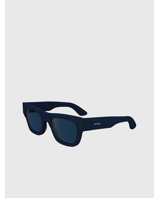 Calvin Klein Blue Modified Rectangle Sunglasses Ck24510S for men