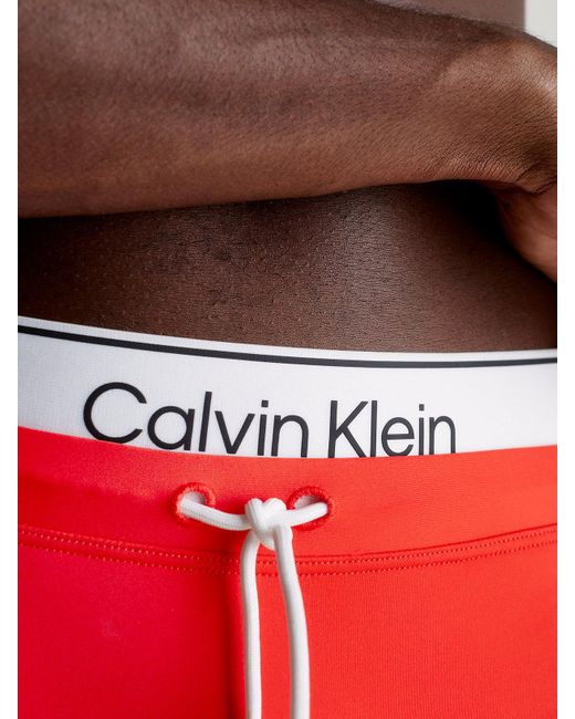 Calvin Klein Red Swim Briefs - Ck Meta Legacy for men