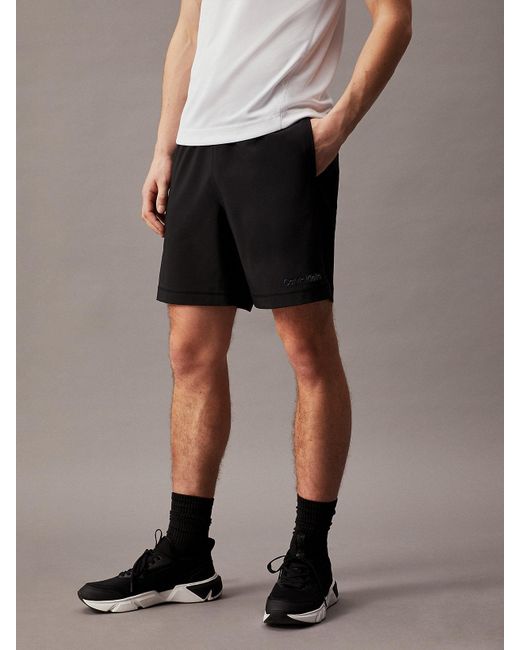 Calvin Klein Black Gym Shorts for men