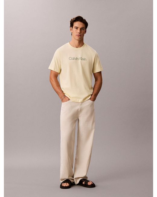 Calvin Klein Natural Relaxed Logo T-Shirt for men