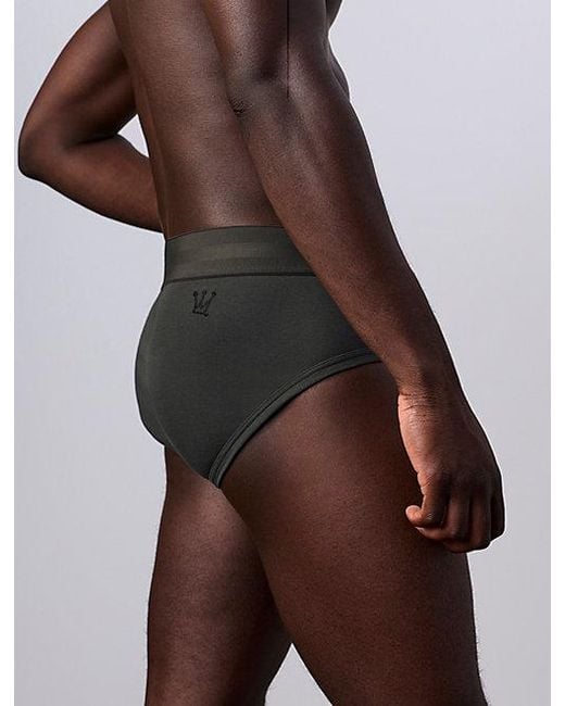 Calvin Klein Blue Jung Kook For 3 Pack Briefs for men