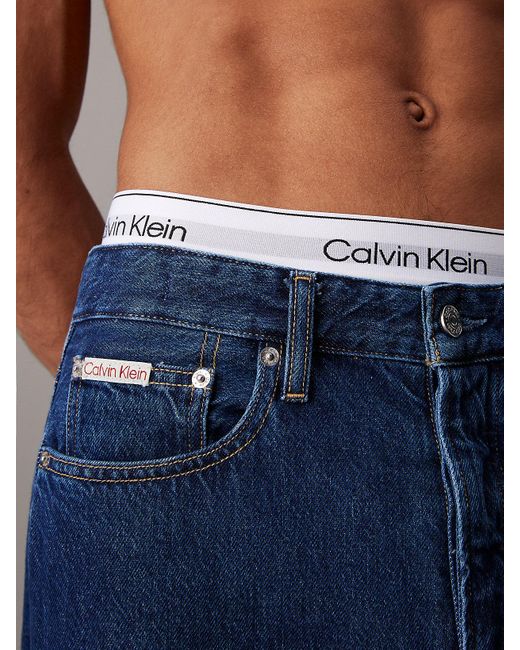 Calvin Klein Blue 90's Loose Jeans for men