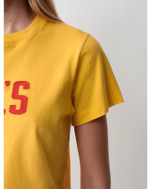 Calvin Klein Yellow Cal's Tee