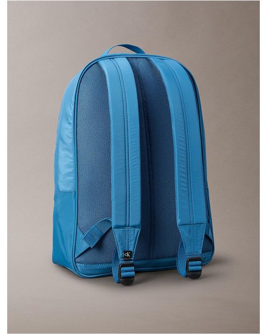 Calvin Klein Blue Monogram Logo Sport Backpack for men