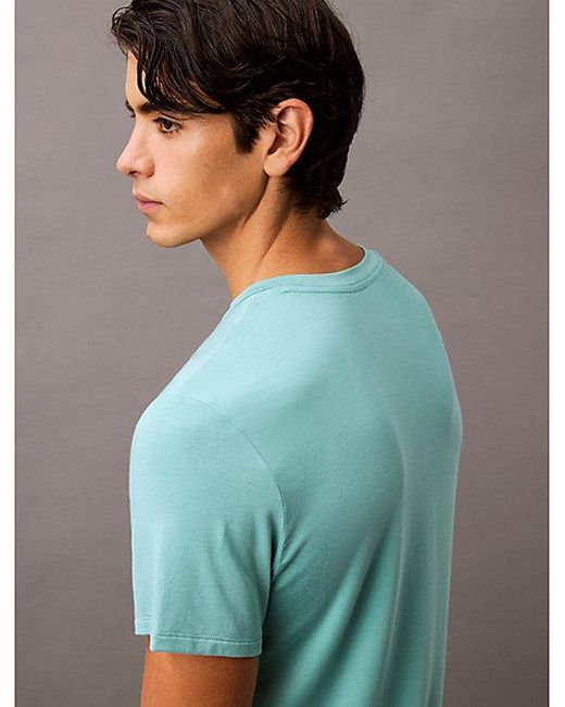 Calvin Klein Pyjamatop in het Green voor heren