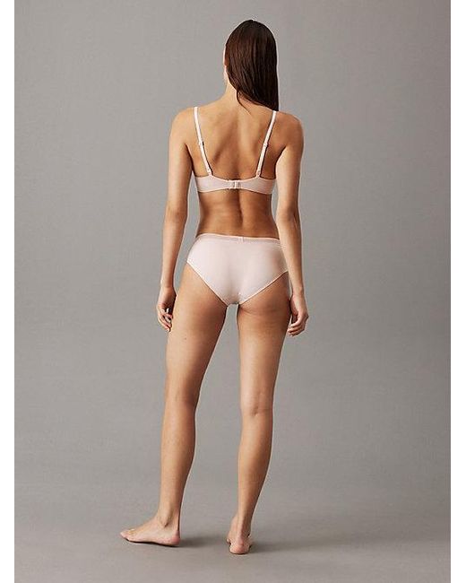 Calvin Klein Natural Wireless Push Up Bra Seductive Comfort