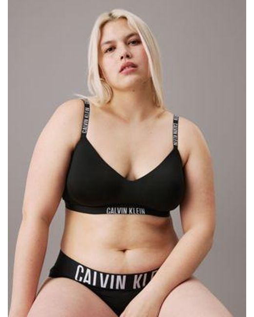 Corpiño de talla grande - Intense Power Calvin Klein de color Black