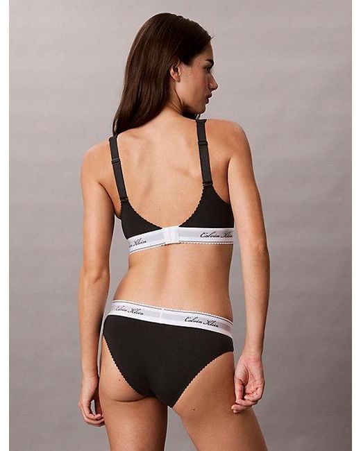 Calvin Klein Black Bikini Briefs Icon Cotton Modal