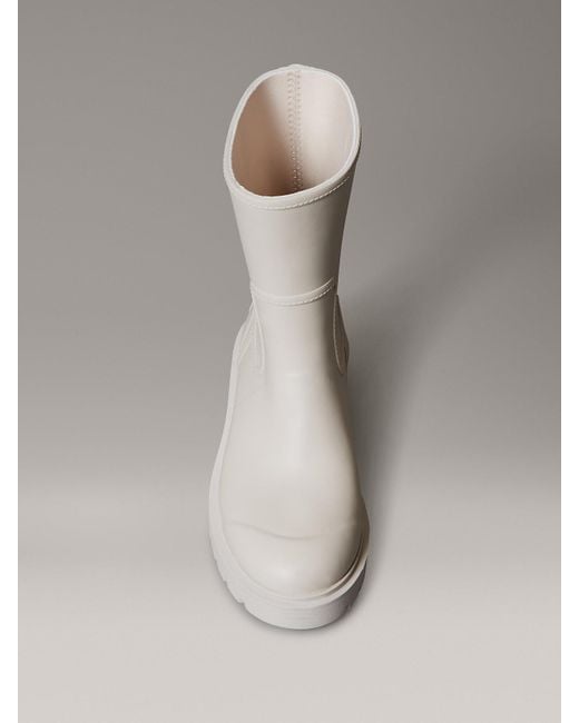 Bottes De Pluie Imperméables À Semelle Crantée Souple Calvin Klein en coloris Gray