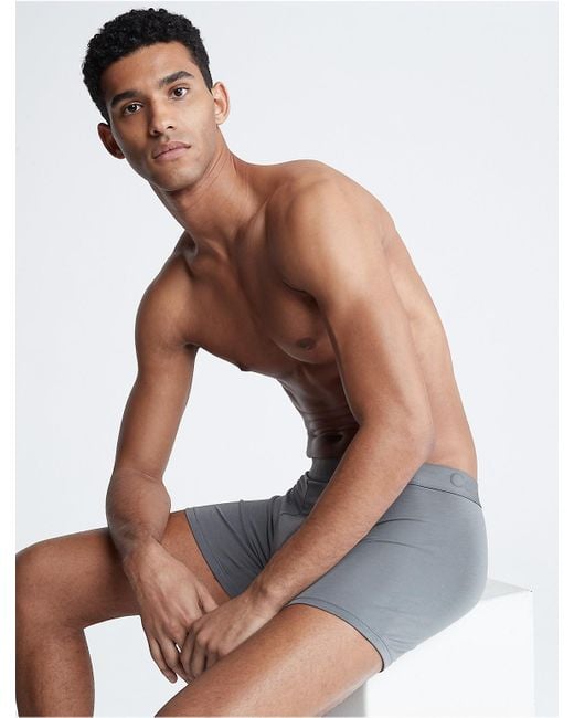 Calvin Klein Gray Ck 3-Pack Boxer Brief for men