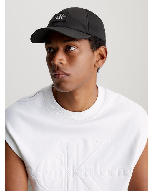 Calvin Klein Black Logo Cap for men
