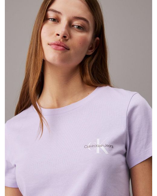 Calvin Klein Purple 2 Pack Slim T-shirts